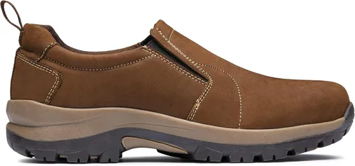 Vista 8 de Jousen Men's Jungle Moc Casual Loafers Leather Slip-on Walking Shoes