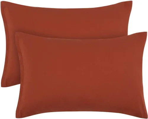 Vista 11 de PiccoCasa Fundas de almohada con cremallera, 100% microfibra cepillada de poliéster, juego de 2, fundas de almohada estándar suaves y cómodas