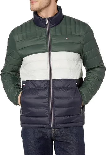 Vista 37 de Tommy Hilfiger Chaqueta acolchada plegable con aislamiento de plumón real para hombre Negro