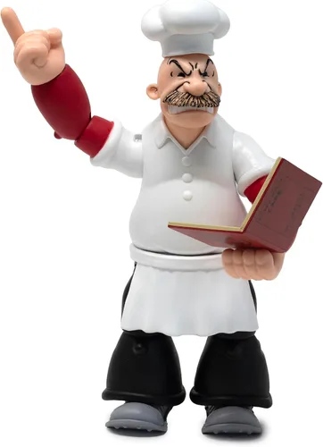 Vista 17 de Boss Fight Studio Bluto Popeye The Sailor Man Classics Wave 1 Figura de acción coleccionable – Figura altamente articulada con accesorios que