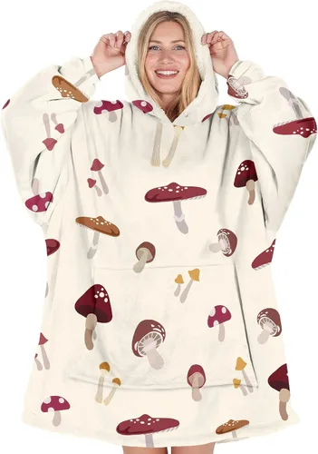 Vista 23 de Warmstorey Manta con Capucha Portátil para Mamá Esposa La Mejor Sudadera de Todos los Tiempos - Regalo de Navidad del Esposo Hija Aniversario