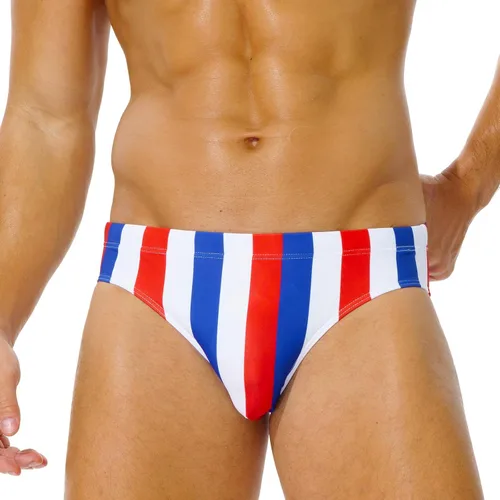 Vista 27 de AIMPACT Traje de baño de secado rápido de los hombres impresos con cordón