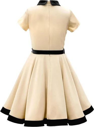 Vista 2 de BlackButterfly Vestido para niñas "Lucy" vintage Clarity 50, Negro