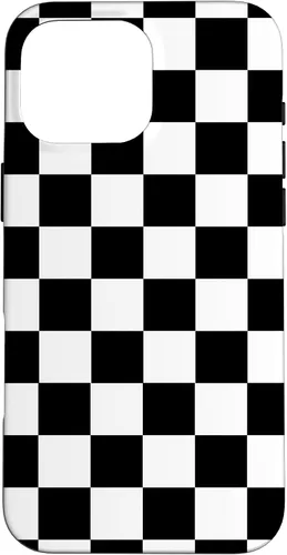Vista 19 de Checked Chessboard Black Case for iPhone 17