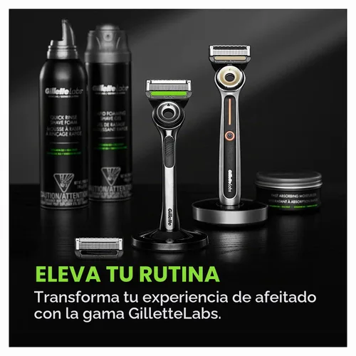 Vista 8 de Gillette Labs - Recambios de cuchilla de afeitar para hombre con barra exfoliante, compatible con maquinillas de afeitar Gillette Labs, 10 cartuchos