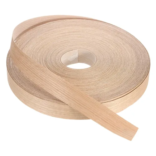 Vista 68 de PATIKIL Bandas de borde de abedul, cinta de chapa de madera de 1-1/2 pulgadas x 25 pies, bandas de borde de madera contrachapada flexible prepegadas