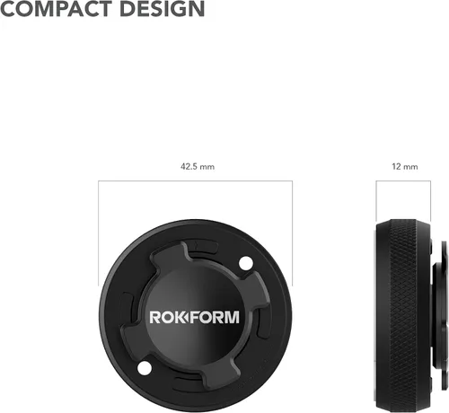 Vista 9 de Rokform - Soporte para teléfono con carcasa, soporte de salpicadero de aluminio seguro para coche y camión, se adhiere a cualquier superficie plana