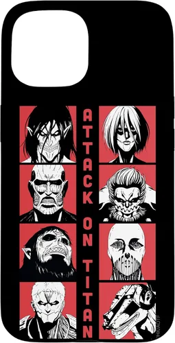 Vista 6 de Attack on Titan Funda Titan Lineup de temporada 4 para iPhone 17