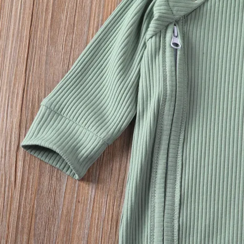 Vista 3 de Mameluco para bebé niña y niño, mono liso de una pieza, sin mangas, ropa de bebé de una pieza, trajes de verano