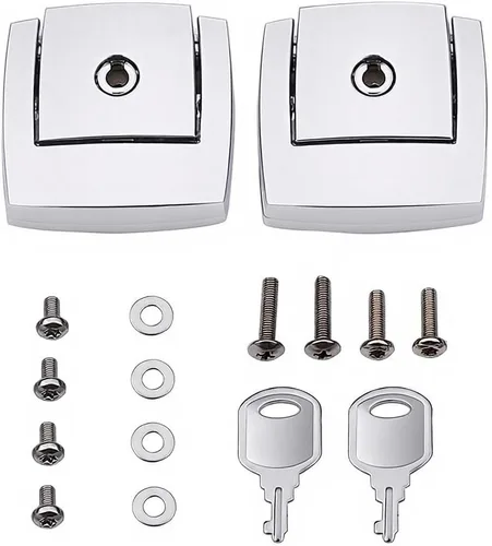 Vista 10 de Paquete de viaje negro Tour Pack Latch Compatible con Harley DAVIDSON Touring Electra Glide 1988-1998 1999-2013