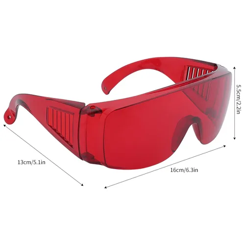Vista 2 de Las gafas rojas dentales de 4PCS protegen los ojos para blanquear los dientes