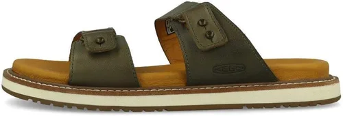 Vista 2 de KEEN Sandalia de piel con punta abierta de lana para mujer