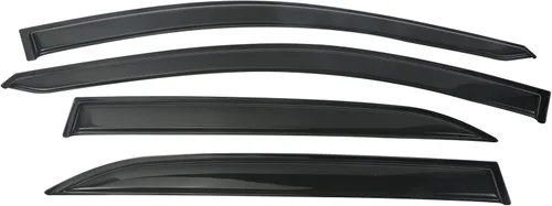 Vista 6 de FEIDKS Viseras laterales con cinta adhesiva, deflector protector de lluvia, juego de 4 piezas para Chevrolet Equinox 2018-2022