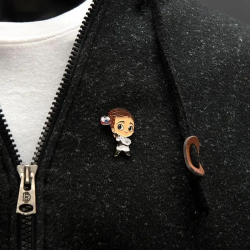 Vista 3 de Star Wars Princesa Leia Chibi - Pin esmaltado