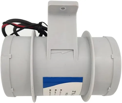 Vista 7 de ISURE MARINE Ventilador en línea de 3 pulgadas, soplador silencioso de 12 V soplador de aire de sentina marina para circulación de aire