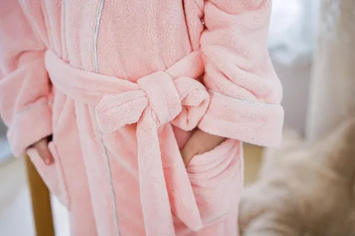 Vista 6 de Bata de baño para niños y niñas de manga larga con bolsillos