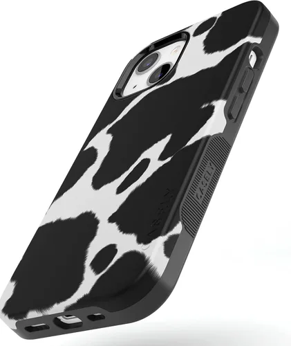 Vista 2 de Funda Casely para iPhone 14 Plus Mood Actual Impronta de Vaca Compatible con MagSafe Diseño Protector Audaz