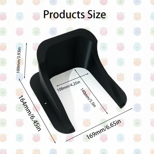Vista 2 de Protector universal para timbre de puerta con video, protector contra la intemperie contra el sol y la lluvia con diseño antirreflejo, compatible