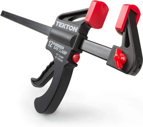 Vista 12 de TEKTON Abrazadera de Barra de Trinquete de 6 Pulgadas / Separador de 12 Pulgadas, Juego de 2 Piezas CLP51506