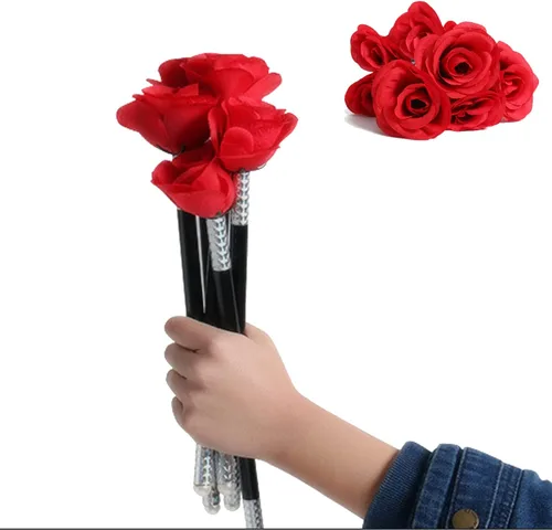 Vista 7 de VANTIYAUS Se adhieren a la rosa+flor Trucos de magia Flores que aparecen de cerca de la etapa de la calle, accesorios mágicos fáciles de espectáculo