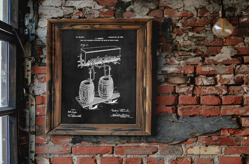 Vista 4 de Regalos de cerveza para decoración de pared para hombres, 6 impresiones artísticas sin marco (8 x 10), fabricante de cerveza artesanal, bebedores