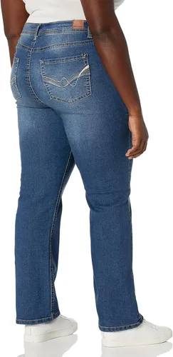 Vista 2 de WallFlower Pantalones de mezclilla para mujer Legendary Bootcut Insta Stretch Juniors (estándar y Plus)