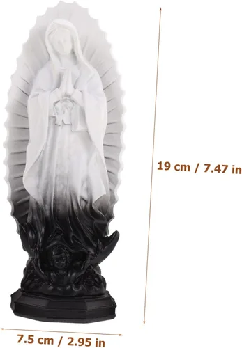 Vista 9 de DECHOUS Estatua Adornamento de escritorio Estatua de resina de escritorio Estatua de María Estatua de resina Estatua de resina Artesanía Estatua