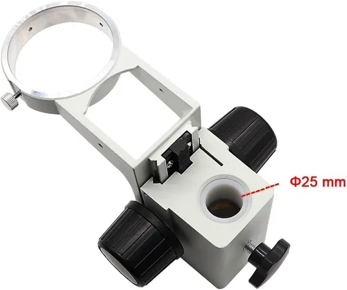 Vista 6 de Kit de microscopio de 2.992 in de diámetro, soporte para microscopios estéreo, soporte ajustable, barra de barra de varilla de 0.984 in