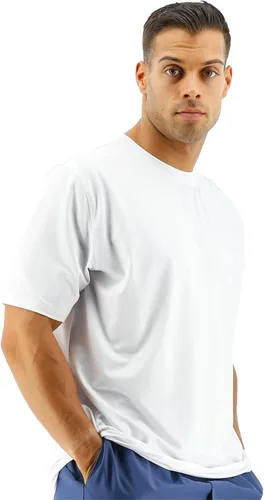 Vista 3 de TYR Camiseta de manga corta para hombre con protección solar UPF 50