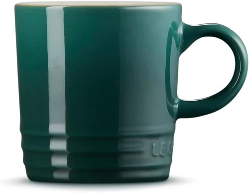 Vista 3 de Le Creuset - Taza pequeña de cerámica para expreso, 3 onzas, alcachofa Artichaut