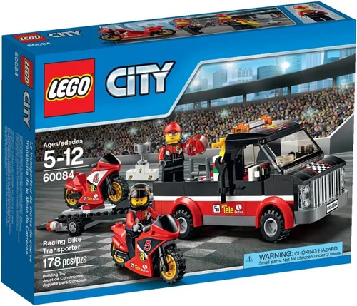 Vista 2 de LEGO Ciudad Grandes Vehículos Carreras Bicicleta Transportador