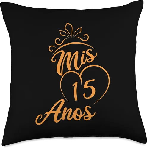 Vista 5 de Quinceanera Mis 15 Anos 15th Membrillo Almohada