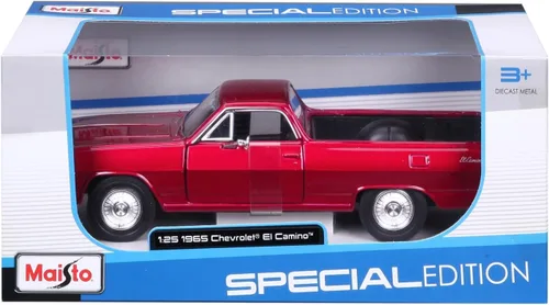 Vista 7 de Maisto 1:25 1965 Chevy El Camino Vehículo fundido a troquel (los colores pueden variar)