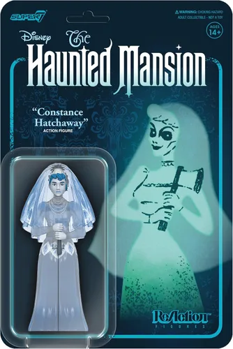 Vista 6 de Super7 Haunted Mansion Caretaker - Figura de reacción de 3.75 pulgadas, RE-HAUNW02-CTR-01