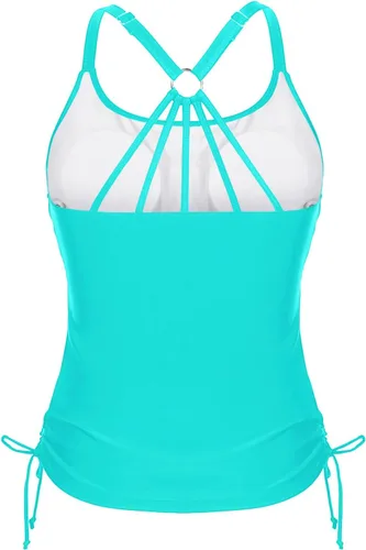Vista 2 de Holipick Traje de baño tankini para mujer, sin parte inferior