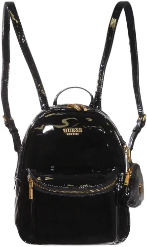 Vista 6 de GUESS Fiesta en casa para mujer grande bolsa de viaje mochila de moda Negro