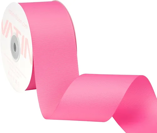 Vista 139 de VATIN Cinta de Grogrén Negra, 1-1/2" x 50 Yardas Continuas, Cinta de Grogrén de Poliéster Negra, Usar para Lazos de Bricolaje, Accesorios