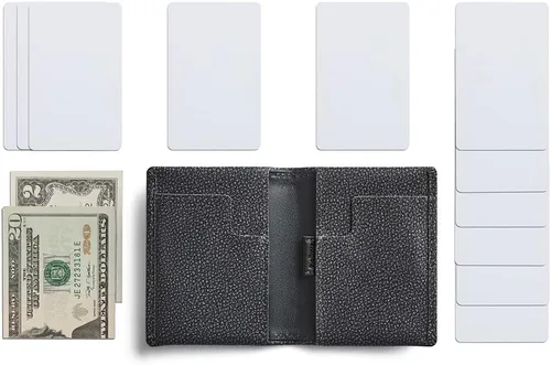 Vista 7 de Bellroy Manga delgada (billetera plegable delgada), StellarBlack