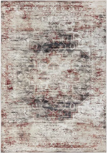 Vista 26 de SUPERIOR Medallion - Alfombra lavable, respaldo de algodón, alfombra para mesa de comedor, alfombra para vestíbulo, de fácil cuidado, alfombra Negro