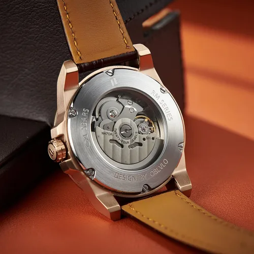 Vista 7 de Marca de lujo mecánica militar esqueleto reloj para hombre automático negro deportivo relojes impermeables RMS-U