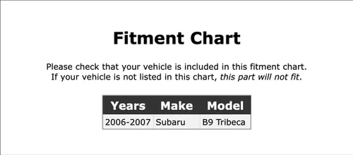 Vista 2 de Limpiaparabrisas trasero compatible con Subaru B9 Tribeca 2006 2007 PC-561363