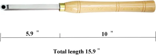 Vista 3 de Juego de 4 herramientas de torno de madera con punta de carburo más áspera y hueca con inserciones de carburo correspondientes con puntas, 16