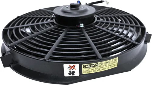 Vista 2 de Ventilador de refrigeración de radiador eléctrico de alto rendimiento de 14" - Hoja curvada