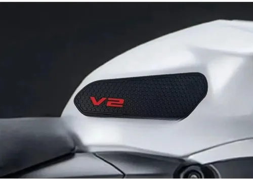 Vista 4 de Motorcycle Fuel Tank Traction Mat Side Fuel Tank Pad for Duc&ati Panigale V2 Streetfighter V2 2020 2022 Tank Pads Stickers Decal Gas Knee Grip