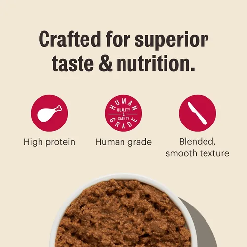 Vista 5 de The Honest Kitchen Human Grade Câté - Alimento húmedo de paté de pollo sin granos, 5.5 onzas (paquete de 12)