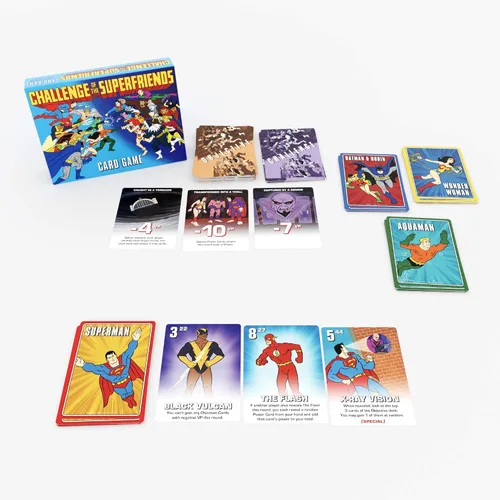 Vista 2 de Cryptozoic Entertainment Juego de cartas Challenge of The Superfriends, multicolor