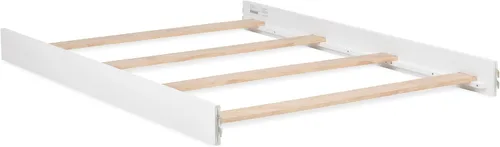 Vista 14 de Evolur Rieles de conversión de cama de tamaño completo, cunas diseñadas y probadas, construcción de madera dura duradera con listones de colchón