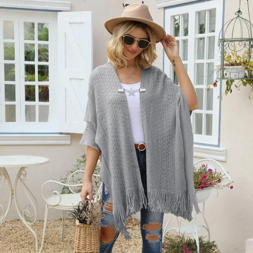 Vista 5 de Vintage Sweater Shawl Clip Retro Cardigan Collar Clips Dress Shirt Brooch for woman wearings