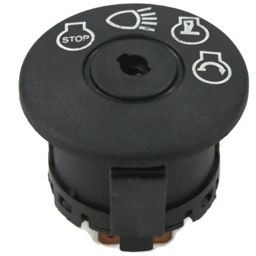 Vista 7 de The ROP Shop Interruptor de llave de encendido con llave para tractor cortacésped John Deere L120 L130 G110 LY18
