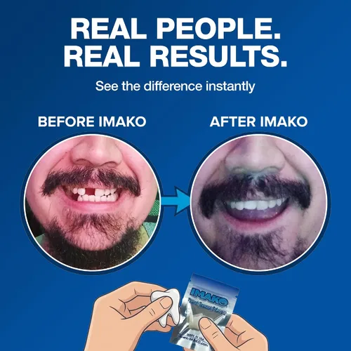 Vista 5 de Imako Tinta Dental en Plástico - Color Natural - Diente Temporal - Fabricado en EE. UU